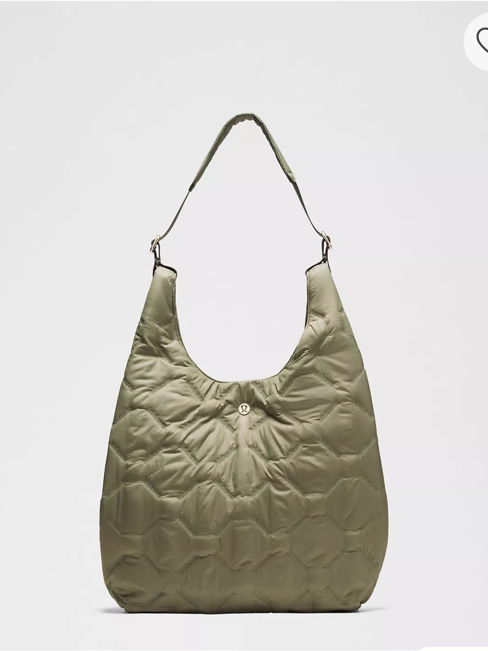 Lululemon Quilty Pleasures Shoulder Bag 14L Olive Green NWT